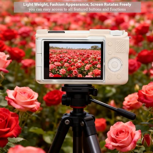 Funda de silicona para cámara Sony ZV E10 II beige miniatura 6