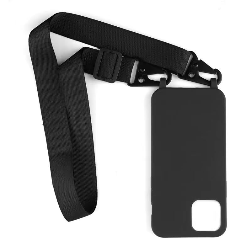 PuYu Zhe Handyhülle Mit Kette Für IPhone 12 Mini – Verstellbare Necklace-Hülle In Dunkelblau