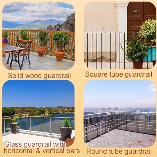 Table pliante de balcon rabattable et table basse multifonctionnelle pour rambarde