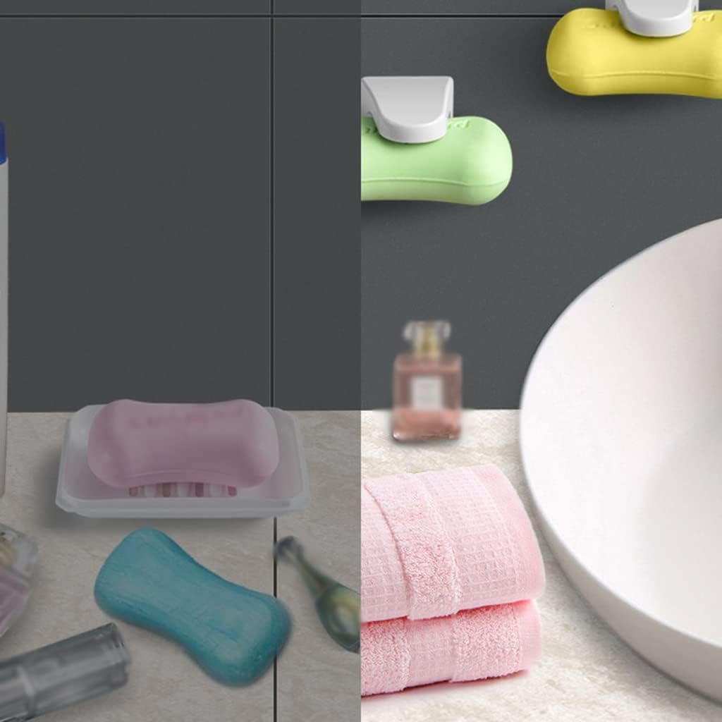 Seifenschale, Magnetische hängende Seifenschale, Selbstklebender Seifenspender, platzsparend, Aufbewahrungsregal for Badezimmer-Accessoires