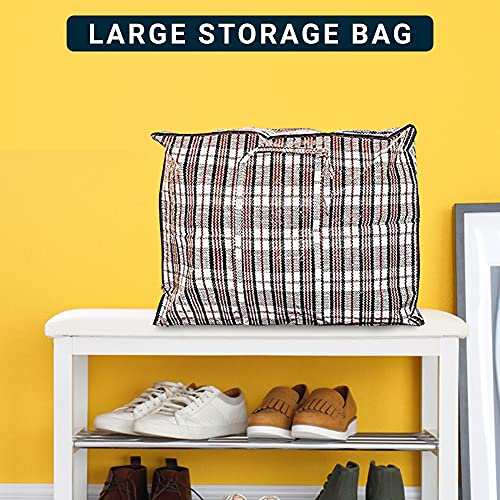 Zuvo Large Laundry Bags with Zip (5-Pack) - Waterproof, Durable, Reusable Storage Solution for Packing, Better than Moving Boxes, 60x50x25 cm - Image 6