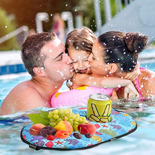 Suporte flutuante para bebidas com 2 furos | Copo Duplo Flutuante para Bebidas,Porta copo flutuante