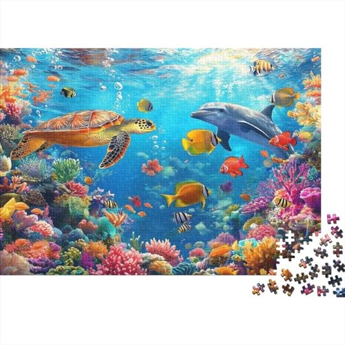 Puzzle de 1000 piezas de arrecife de coral: relajación y decoración tropical en casa