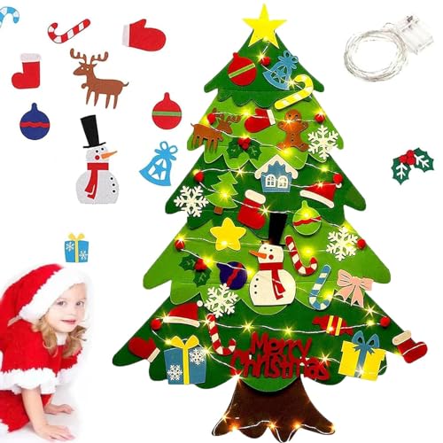 Montessori Felt Christmas Tree for Toddlers