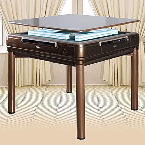 Mesa automática de Mahjong estilo comedor 4 patas con 4 cargadores USB miniatura 4