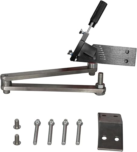 Afilador Modelo 5005 Afilador de cuchillas para cortacésped de 15 a 45 ajustable para cuchillas rectas y estándar, color negro