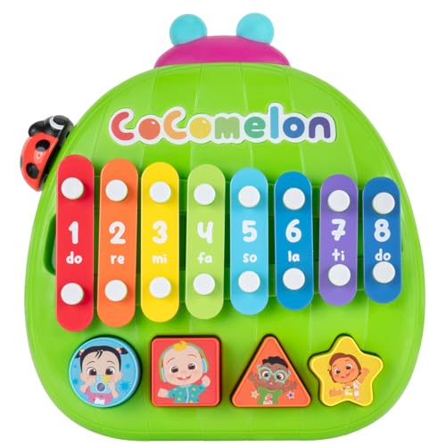 CoComelon Shape ‘N Sort Xylophone - Identify Shapes and Play Music - Favorite CoComelon Characters - Toys for Kids, Toddlers, and Preschoolers