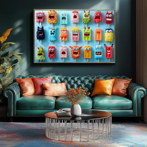 500 piece puzzles for adults funny colorful monster ice cream jigsaw puzzles 500 pieces cute food family puzzle challenging family puzzle games gift for adults 2134x1534