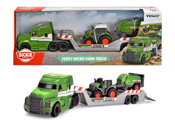 Dickie Toys - Fendt Micro Farm Truck 3 piezas miniatura 7