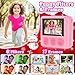 JPVERLY Kids Instant Print Camera - Christmas Birthday Gift for Boys and Girls Ages 3-12, Kids Digital Camera Toys with 1080P HD Video, 32GB Card (Pink Pro)