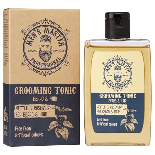 Men's Master - Styling Tonic für Haar und Bart | Haar- und Bartpflegeprodukt | Volumengebend und Texturierend | Styling Tonic für Männer | Gesichts- und Bartpflege für Männer | Intimpflege | 120 ml