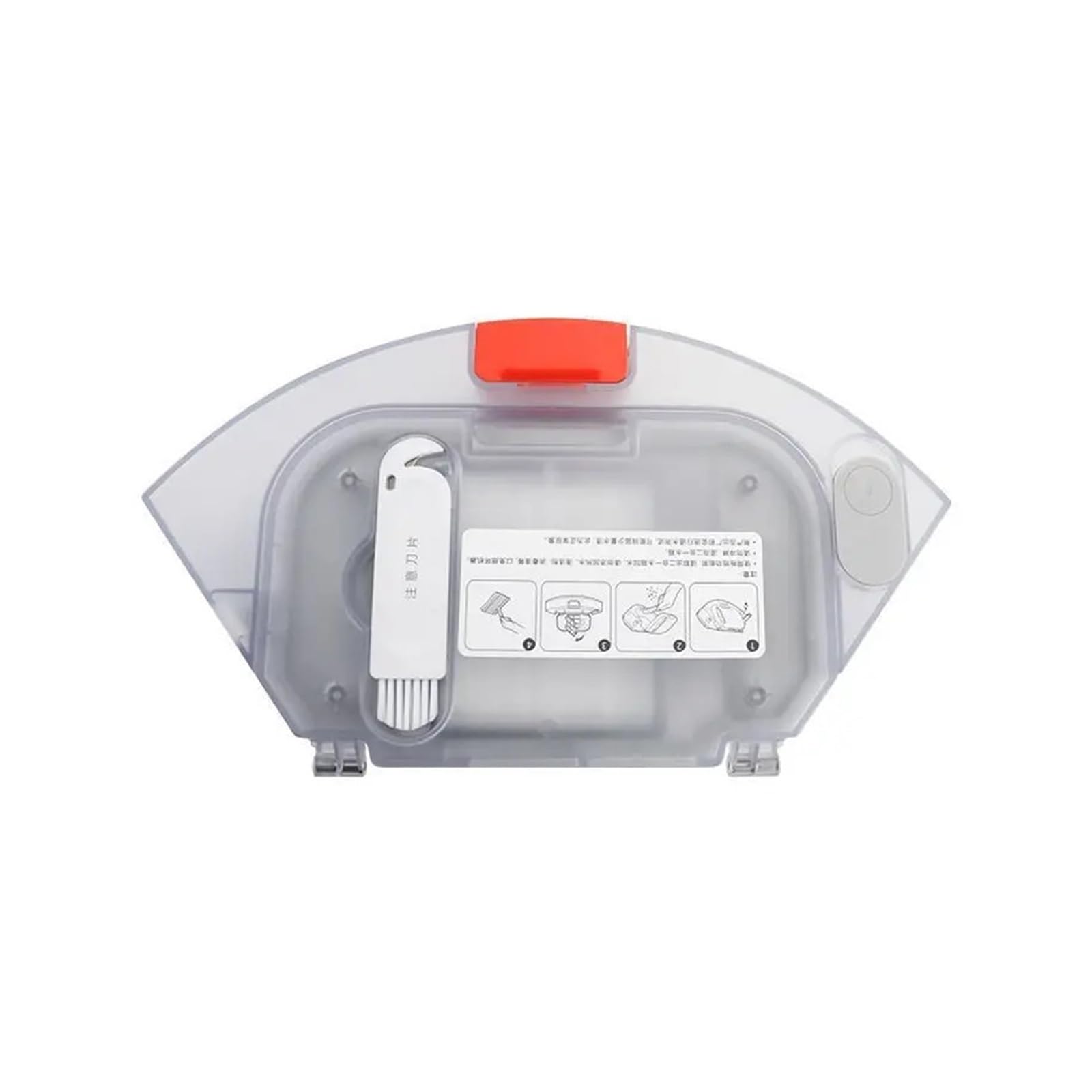 NEGHRENFGJK Robot Vacuum Cleaner Part Water Tank+Dust Garbage Filter Box ，Compatible For Xiaomi， S20 / D106