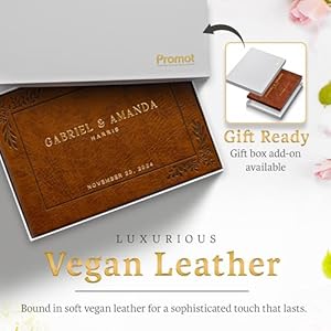 Promotpersonalizedweddingguestbookeleganthardcoverguestbookforweddingreceptionbridalandbabyshowerbirthdayweddingbooksgueststosigncustomembossedtextwithgoldmetallicfoil Urban Country Home Decor Promot personalized wedding guest book elegant hardcover guestbook for wedding reception bridal and baby shower birthday wedding books guests to sign custom embossed text with gold metallic foil urban country home decor