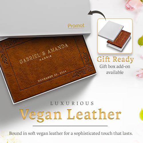 Promotpersonalizedweddingguestbookeleganthardcoverguestbookforweddingreceptionbridalandbabyshowerbirthdayweddingbooksgueststosigncustomembossedtextwithgoldmetallicfoil Urban Country Home Decor Promot personalized wedding guest book elegant hardcover guestbook for wedding reception bridal and baby shower birthday wedding books guests to sign custom embossed text with gold metallic foil urban country home decor