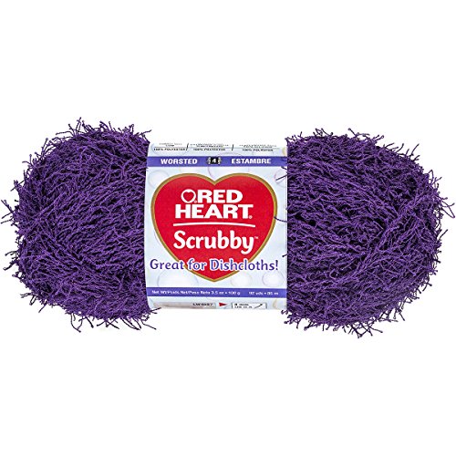 Image of RED Heart Scrubby Yarn, Grape
