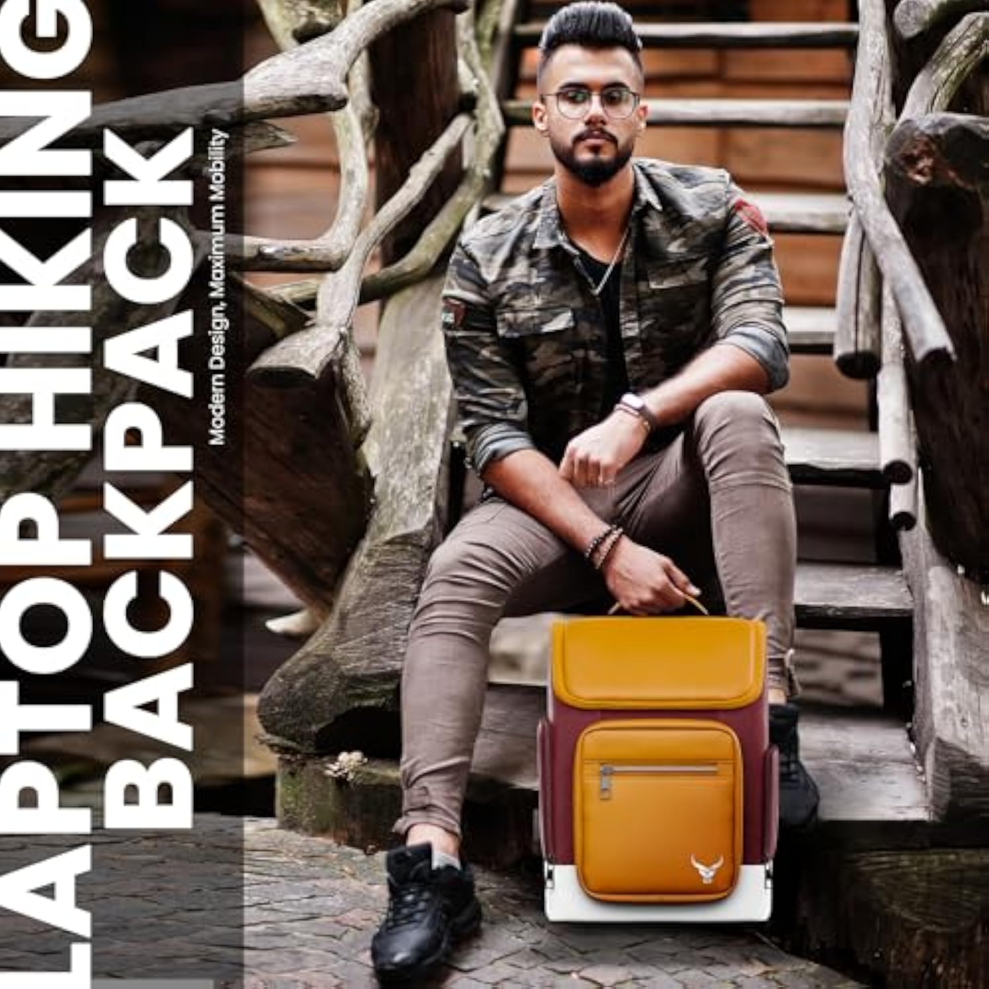 Robust Backpack Water-Resistant 15.6" Laptop Bag