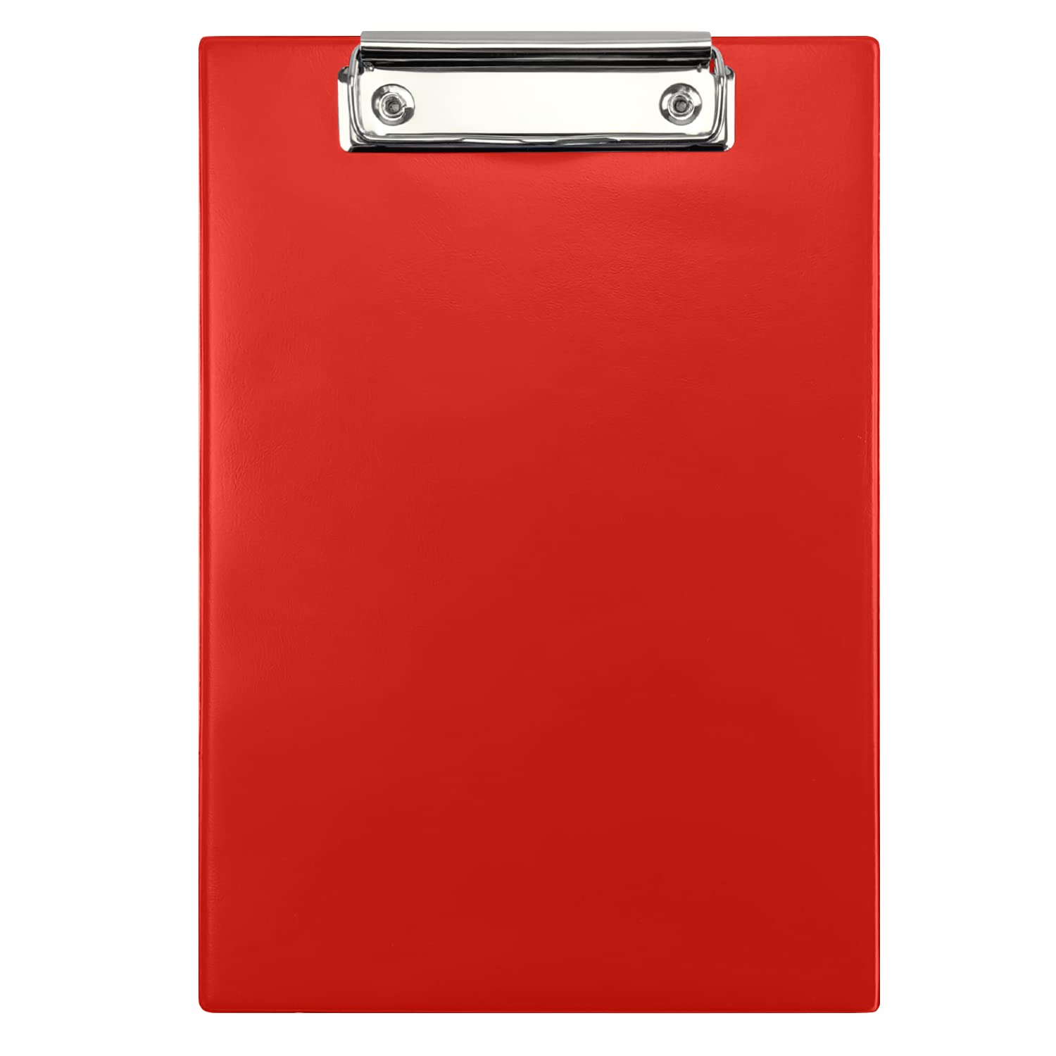Netuno Clipboard A5 with Clip Red Writing Board with Metal Clamp Hard Plate Plastic Writing Case Clipboard DIN A4 Document Holder Writing Board with Clip Pack of 1 โ image 1
