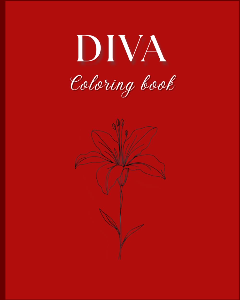 Diva coloring book: A Sparkling Escape into Fashion, Beauty, and Style