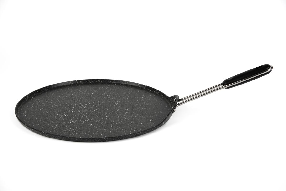 Excelsa Disco Cook Piastra Multiuso, Antiaderente, 34 cm, Alluminio Forgiato, Manico in Acciaio