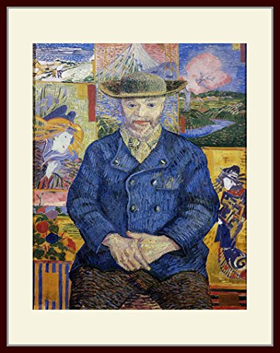 Amazon.co.jp: ゴッホ・「タンギー爺さん」 プリキャンバス複製