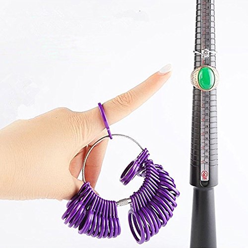 XQxiqi689sy Ringgröße Dorn Stick Finger Gauge Ringmaß Messgrößen Werkzeugset