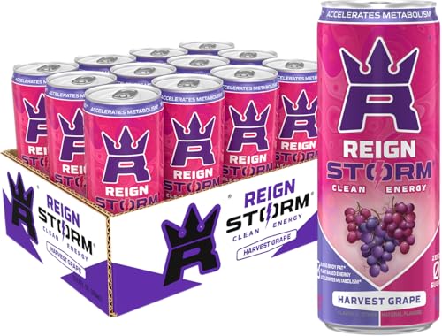 REIGN Storm, Harvest Grape, Fitness & Wellness Energy Drink, 12
