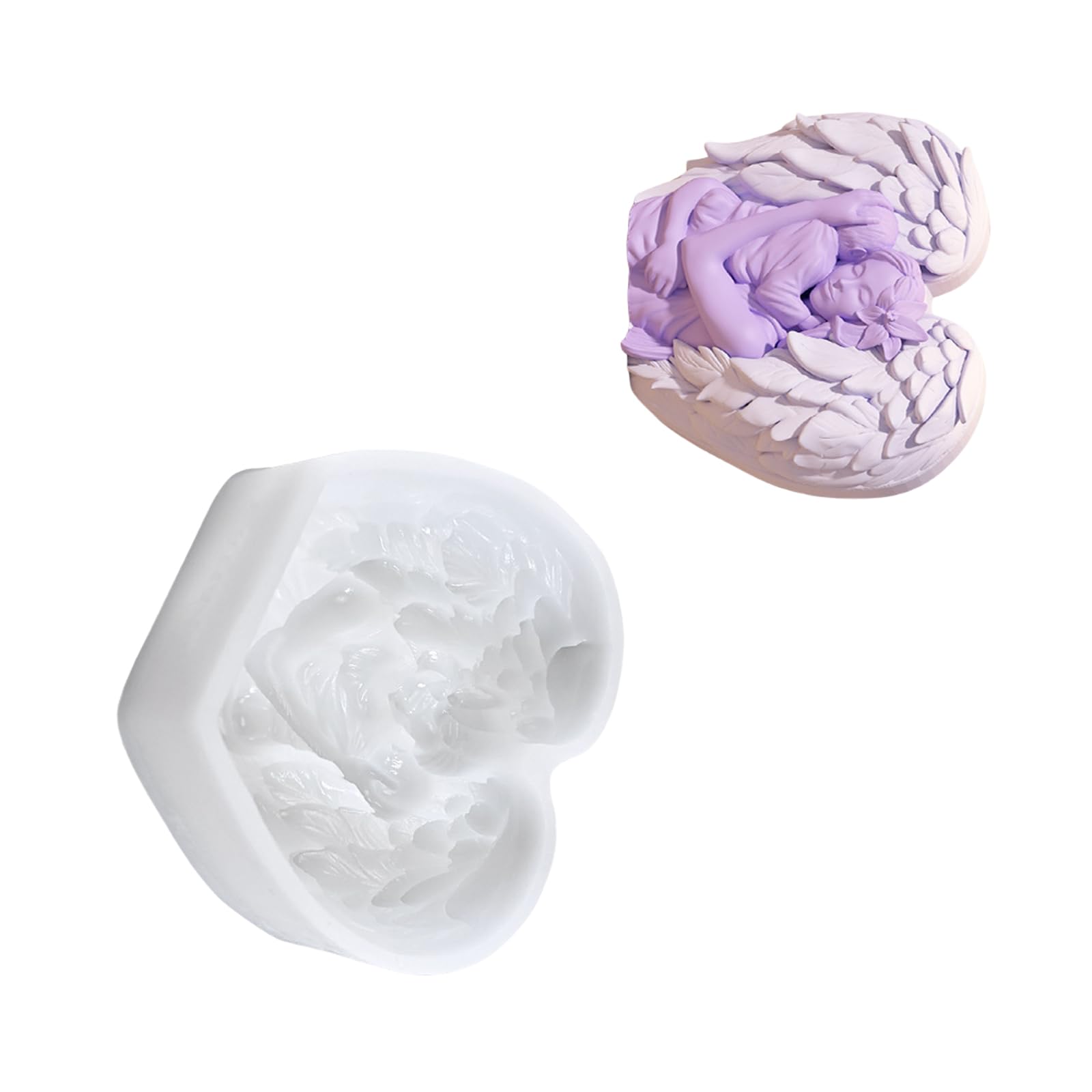 Yhplxyuus Fairies Ornament Molds Castings Molds Silicone Plasters Craft Supplies Silicone Butterfly Fairies