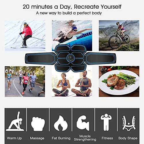 Electroestimulador-Muscular-Abdominales-Electroestimulacion-EMS-Estimulacion-USB-Recargable-ABS-Trainer-para-AbdomenBrazoPiernasCintura