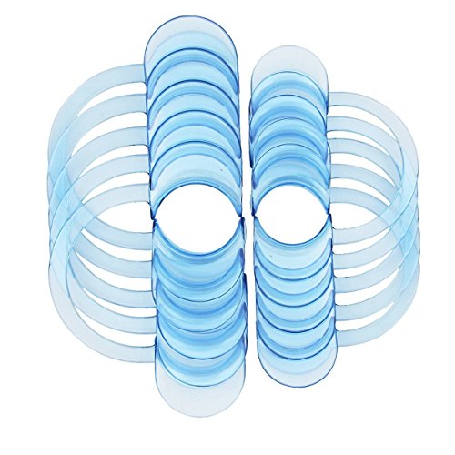 Xiton Cheek Dentaire et des lèvres Rétracteur pour la Garde Bouche Jeu C-Forme pour Adultes et Enfants Paquet de 15