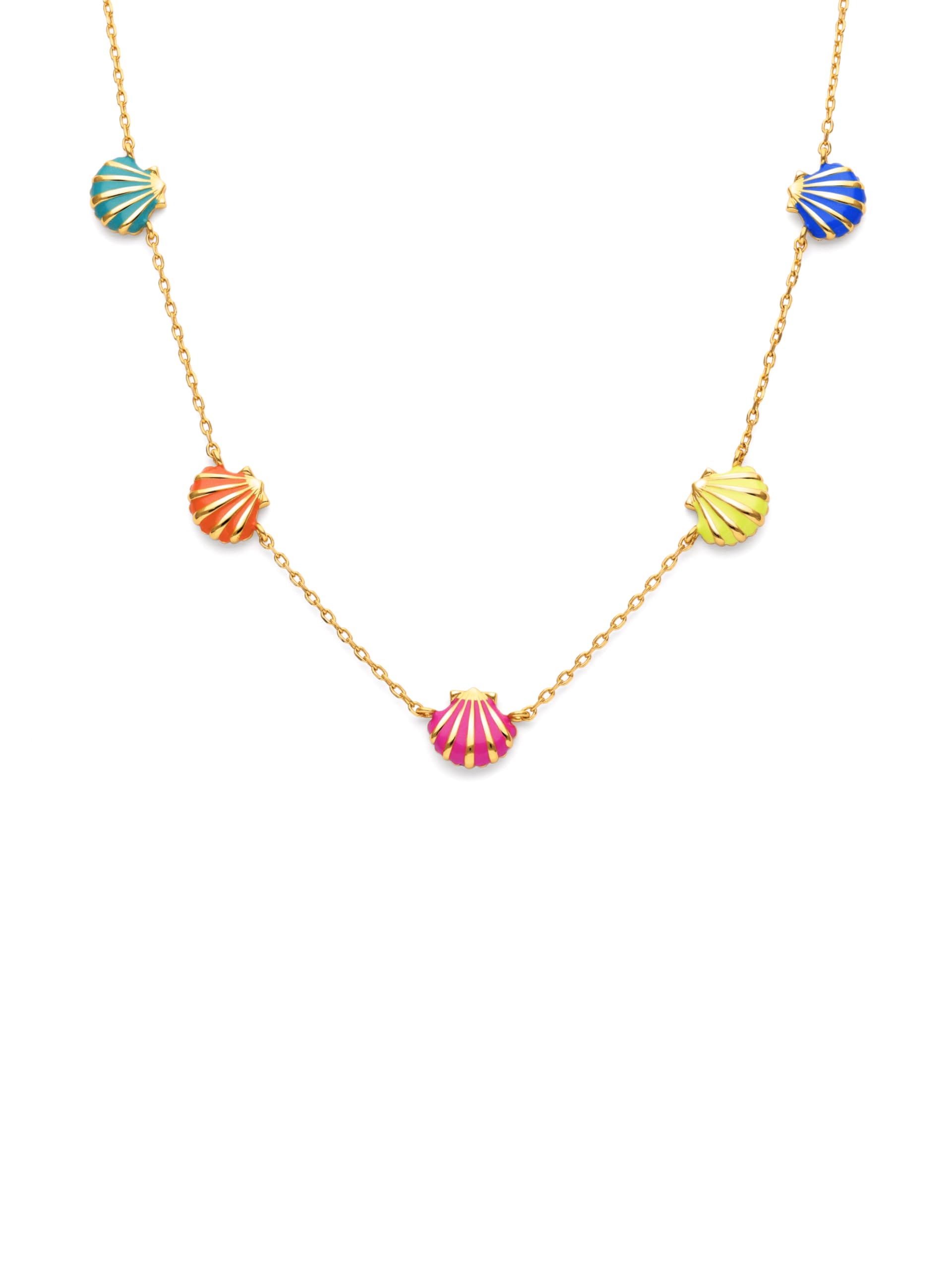 SINGULARU Collar Mujer Conchas Enamel Baño Oro en oferta en Amazon