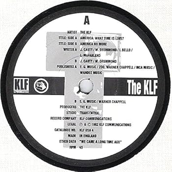 WHAT TIME IS LOVE?／THE KLF MAHARAJA希少盤！ WHAT TIME IS LOVE?／THE KLF MAHARAJA希少盤！