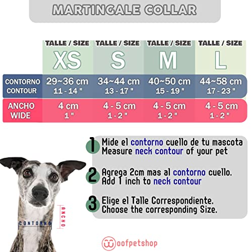 Woofpetshop® Collare Martingale, Collare per cane