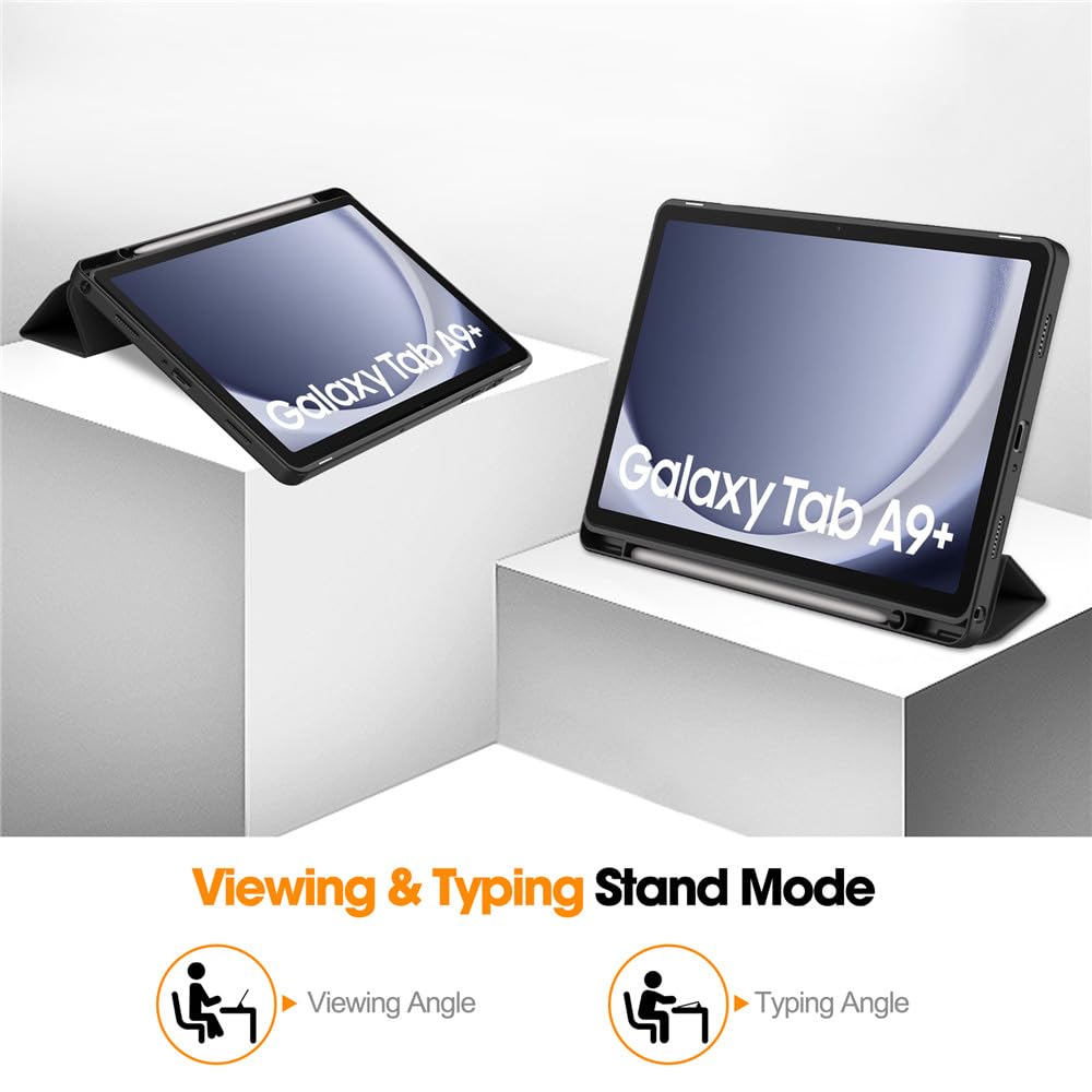 Amazon.co.jp: Galaxy Tab A9+ 11インチ ケース S Pen 収納 充電可能
