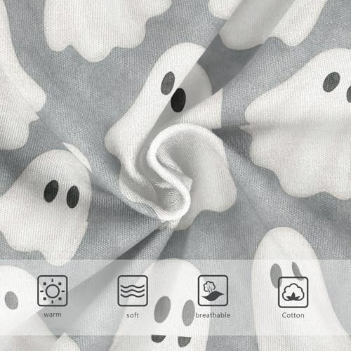 Joisal Cartoon Toddlers Underwear Floral 2t Cotton Panties for Girl Cute White Ghost Grey Kids Briefs Undies3