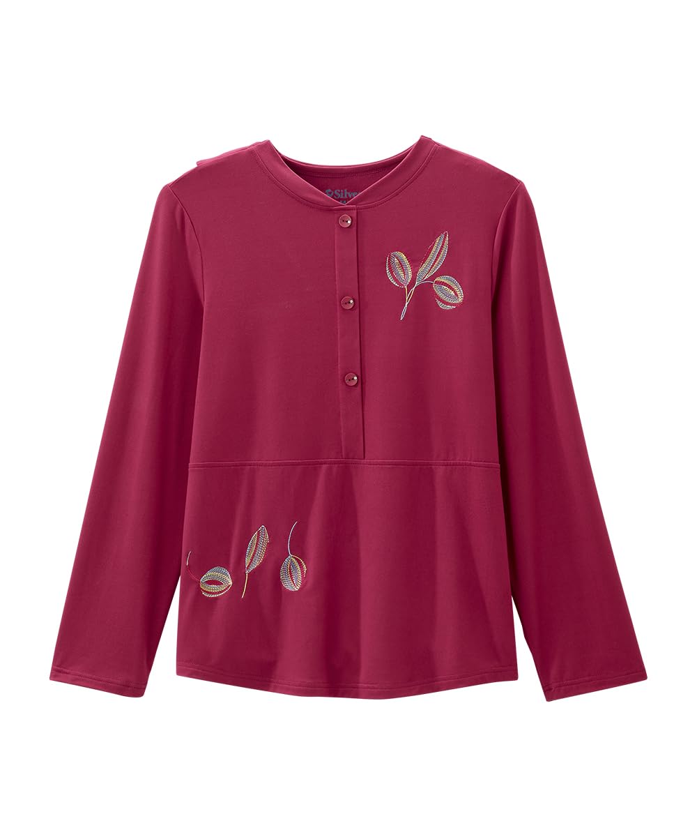 Women's Open Back - 3 Button Top