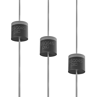 BlueStars 15SQ045 Schottky Barrier Rectifier Bypass Blocking Diodes 15A 45V - 15SQ045 Schottky, 15amp Diode Axial Schottky Blocking Diodes R-6 Axial 15 Amp 45 Volt for Solar Cell Panel - Pack of 40