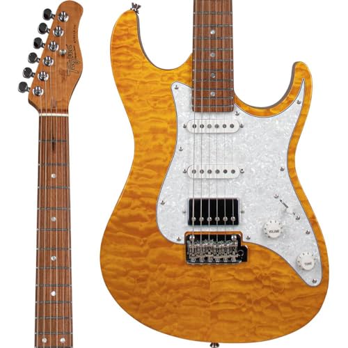 GUITARRA ELETRICA TAGIMA CLASSIC STELLA DW TRANSPARENT AMBAR