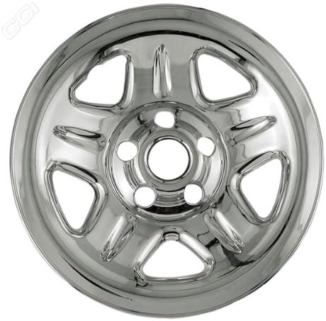 Coast to Coast IWCIMP05X 15 Inch Chrome Wheelskins with 5 Dimpled Spokes - Pack of 4