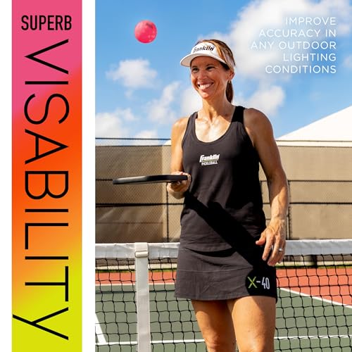 Image of Franklin Sports X-40 Outdoor Pickleballs - Official Ball of USA Pickleball, APP Tour + US Open - Regulation Size