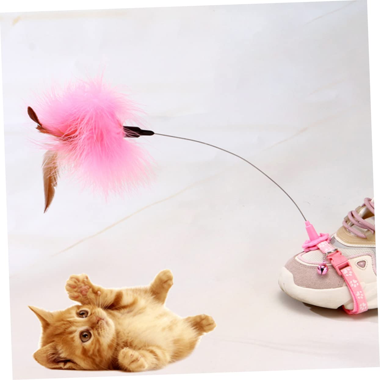 IMIKEYA 2Pièces à Interactive pour Chat avec Accessoires pour Intérieur Résistante et Durable pour Divertissement de Votre