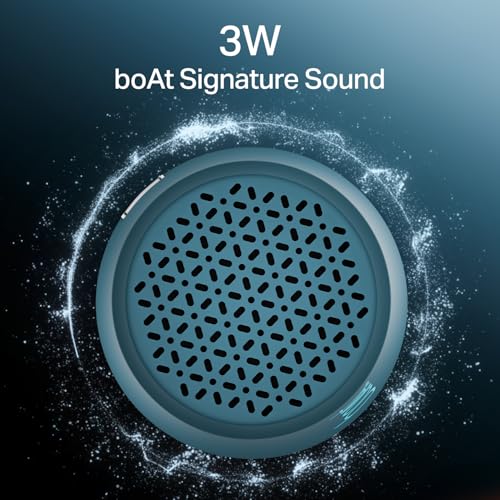Image of Boat Stone Uno, 3W Signature Sound, 6HRS Battery, TWS Feature, Bluetooth v5.4 & Type-C Interface, Bluetooth Speaker, Wireless Speaker, Portable Speaker(Tropical Blue)