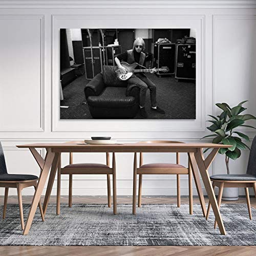 TOM PETTY Poster vintage classique sur toile et décoration murale pour chambre à coucher 20 x 30 cm - Les Beatles, Paul McCartney, John Lennon, RIngo Starr, George Harrison TOM PETTY Poster vintage classique sur toile et décoration murale pour chambre à coucher 20 x 30 cm – Image 5