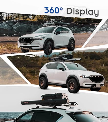 Roof Rails & Cross Bars for Mazda CX5 CX-5, Easy Installation, No Drilling Required, Complete Set in Sleek Black (2017-2025)