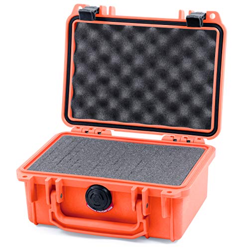 Pelican 1120 Orange and Black Protector Case - with Foam