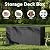 MAIUSCOLI Waterproof Outdoor Storage Box, 125 Gallon Lockable Deck Box, UV-Resistant Outside Storage Bin with Hydraulic Lid for Patio Furniture, Cushion Organizer, Garden Tool, Pool Accessories, Black