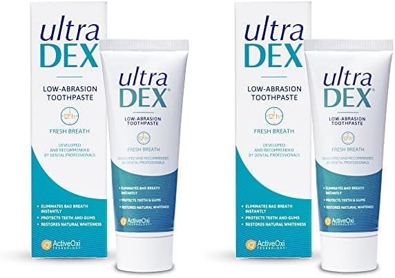 UltraDEX Low-Abrasion Toothpaste 75ml (Pack of 2)