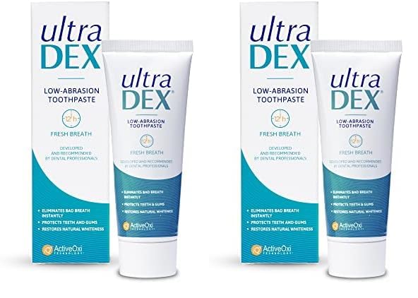 UltraDEX Low-Abrasion Toothpaste 75ml (Pack of 2)