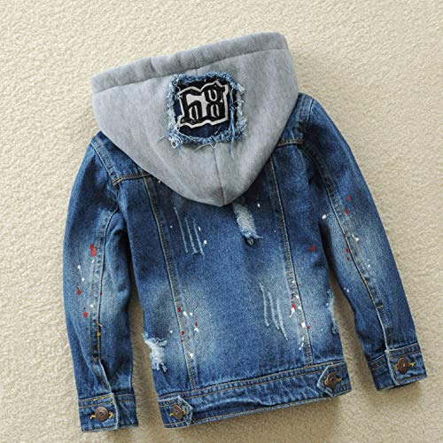 Image of Mallimoda Kids Boys Girls Hooded Denim Jacket
