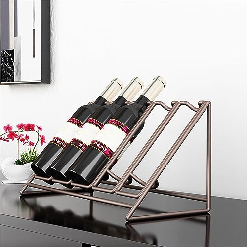 Soporte para 2 botellas de vino metálico Fodalob miniatura 5