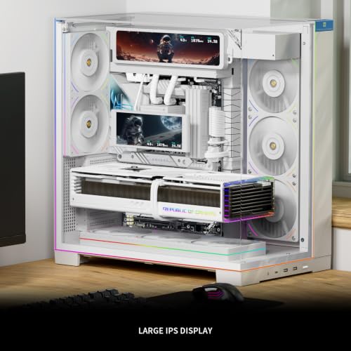 Image of Trofeo Vision 11.3 LCD White, 1920x400 Resolution-Support Switching Between Multiple Dynamic Images /Videos,Magnetic Display Screen-11.3in,Customize Display-Image /Video